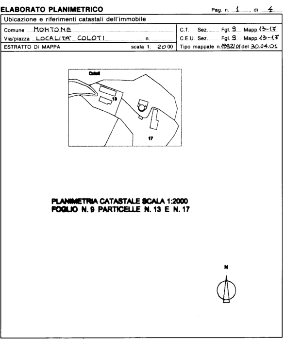 Montone (PG) – Coloti Pianta principale