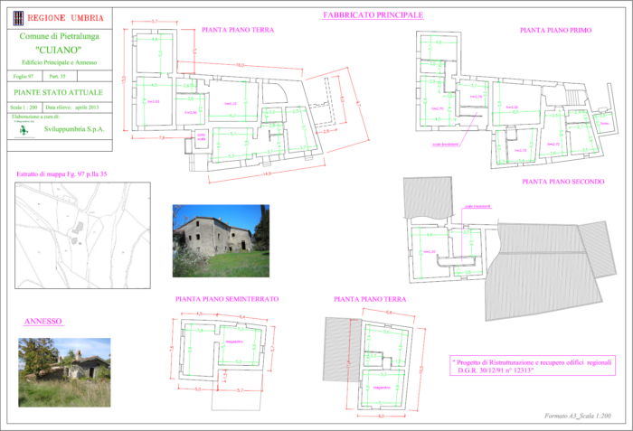 Pietralunga (PG) – Cuiano Pianta principale