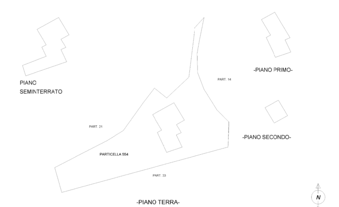 Pietralunga (PG) – Palazzo del Riccio Pianta principale