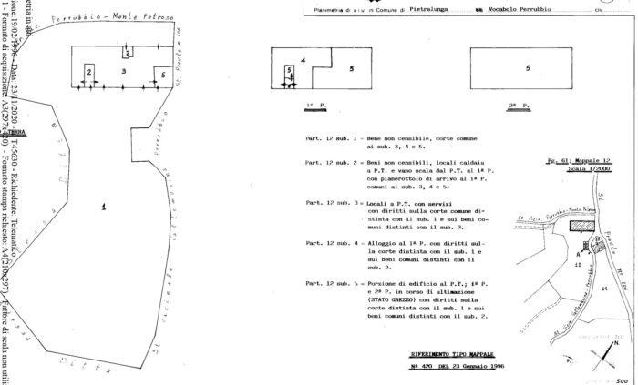 Pietralunga (PG) – Perrubbio Pianta principale