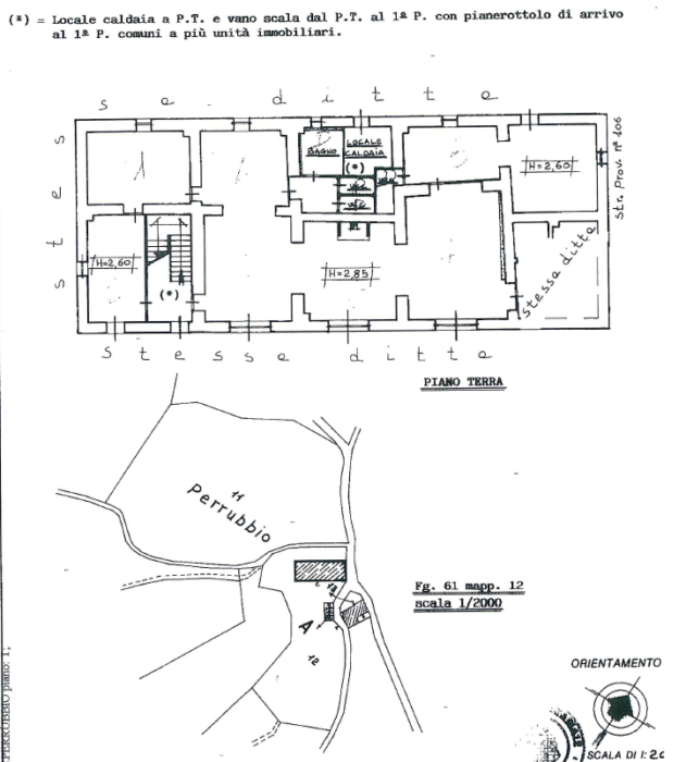 Pietralunga (PG) – Perrubbio Pianta principale