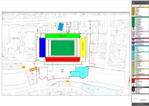 Genova (GE) – Stadio Luigi Ferraris, Progetto di ristrutturazione e rifunzionalizzazione Pianta principale
