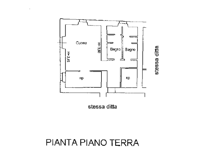 San Venanzo (TR) – Podere Casa Vecchia Pianta principale