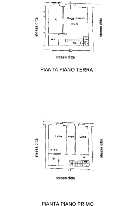 San Venanzo (TR) – Podere Casa Vecchia Pianta principale