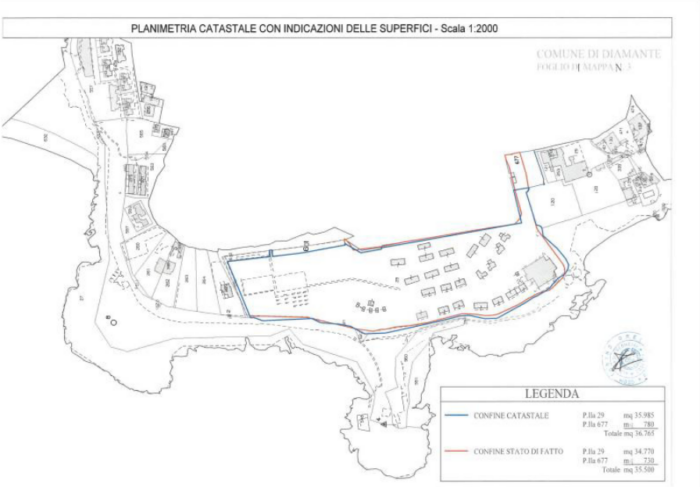 Diamante (CS) – Hotel Club Aci Cirella Pianta principale