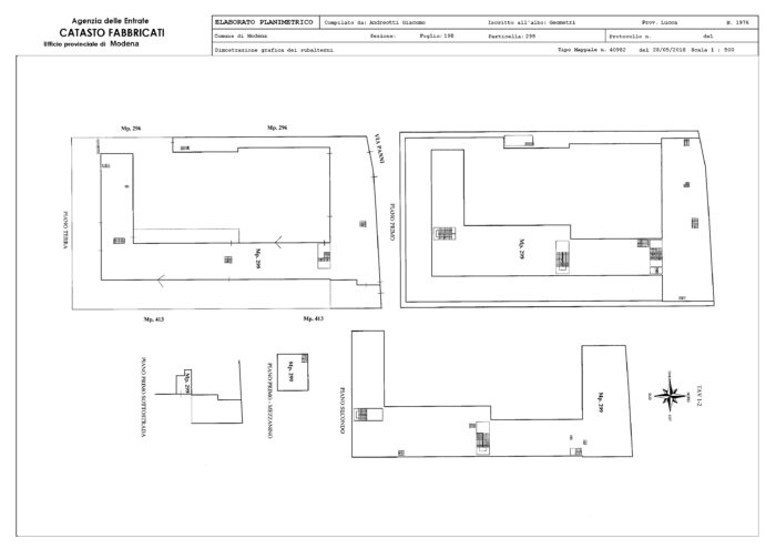 Modena (MO) – Ex Reclusorio Saliceta San Giuliano Pianta principale