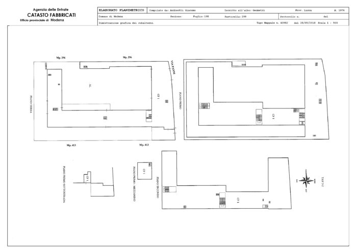 Modena (MO) – Ex Reclusorio Saliceta San Giuliano Pianta principale